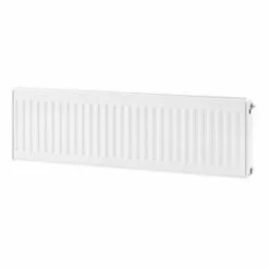 Flomasta Type 21 Double-Panel Plus Single Convector Radiator 300 x 1200mm White 3102BTU