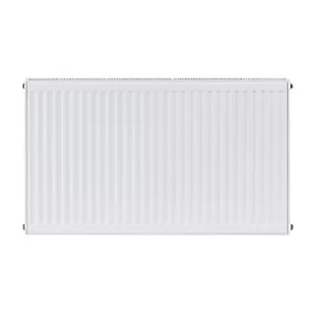 Flomasta Type 11 Single-Panel Single Convector Radiator 600 x 1000mm White 3244BTU 2 Flomasta Type 11 Single-Panel Single Convector Radiator 600 x 1000mm White 3244BTU - Image 2