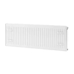 Flomasta Type 21 Double-Panel Plus Single Convector Radiator 400 x 1000mm White 3265BTU -Central Heating Radiators shop 346XP A2
