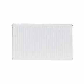 Flomasta Type 21 Double-Panel Plus Single Convector Radiator 600 x 1000mm White 4560BTU 2 Flomasta Type 21 Double-Panel Plus Single Convector Radiator 600 x 1000mm White 4560BTU - Image 2