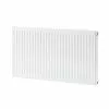 Flomasta Type 21 Double-Panel Plus Single Convector Radiator 600 x 1000mm White 4560BTU