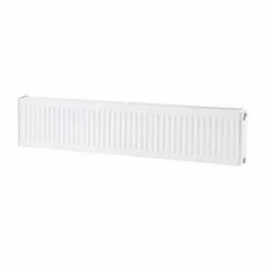 Central Heating Radiators shop 14 Flomasta Type 22 Double-Panel Double Convector Radiator 300 x 1800mm White 5815BTU