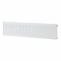 Central Heating Radiators shop 30 Flomasta Type 11 Single-Panel Single Convector Radiator 300 x 1200mm White 2130BTU